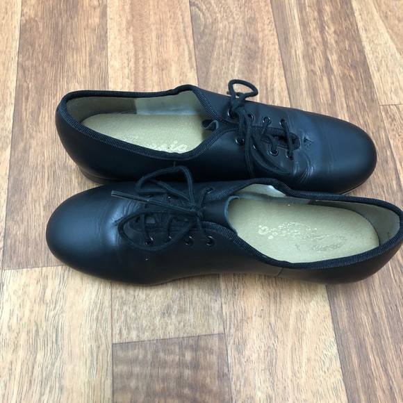 Capezio Tel Tone Black Tap Shoes Size Kids 8M - Picture 3 of 7